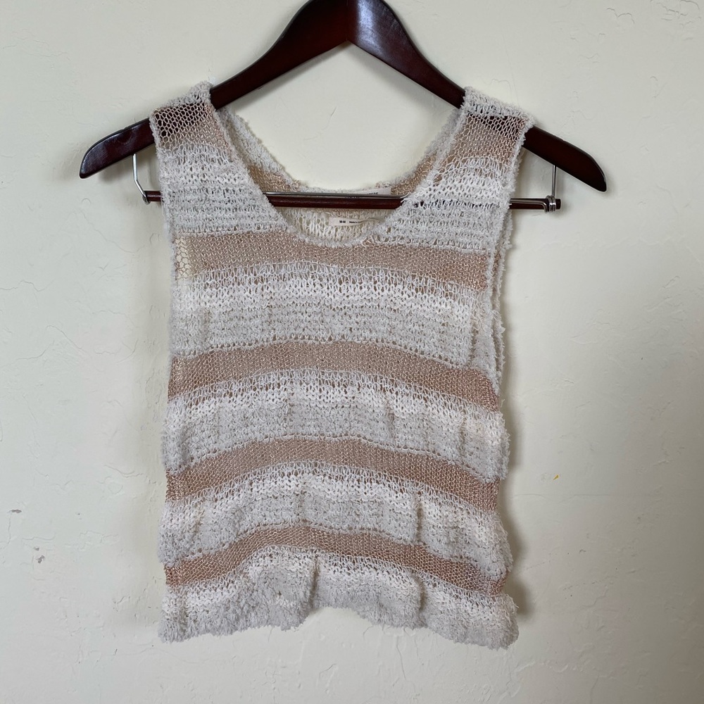Striped See-Through Tank